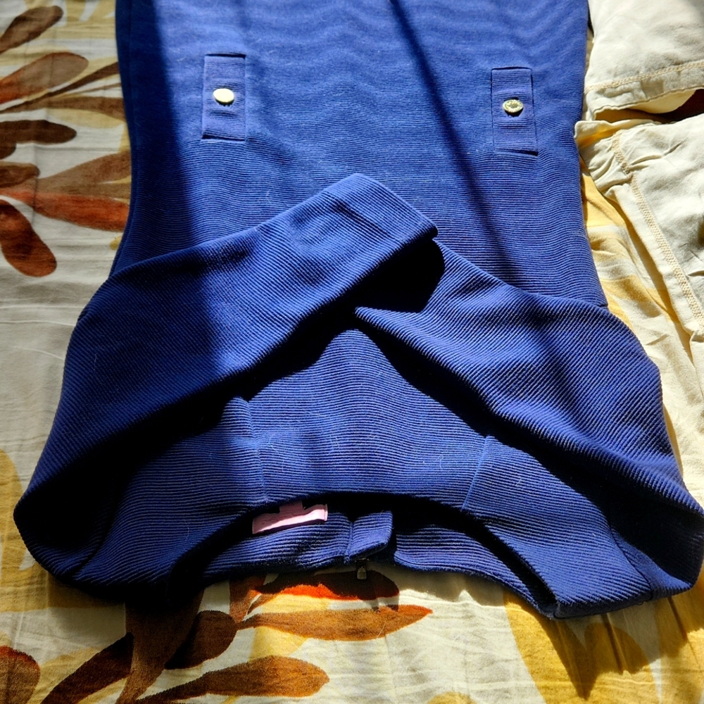 Lilly pulitzer extra small navy dress 3/4 sleeve